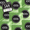 EXS Préservatifs texturés Ribbed & Dotted 54mm x144